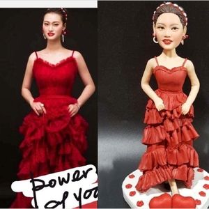 Surprise Gift Custom Handmade Your 3D Portrait Art Doll from Photos by uDesign